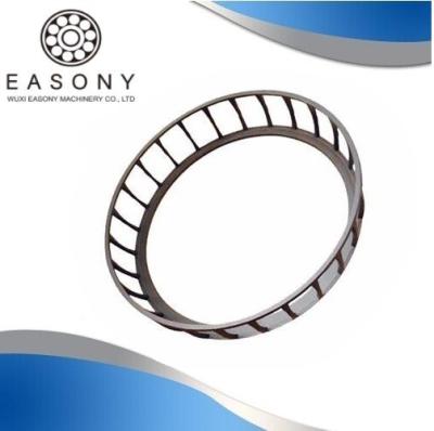 China Cylindrical Roller Bearing Cages Material Steel Single Row Bearing Cage For Bearing Applications for sale