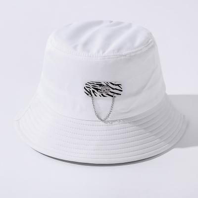 China European and American solid color wholesale simple couples bucket hats leisure style outdoor bucket hats for sale