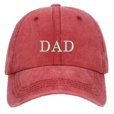 China breathable & Dad Hats Dad Hats Fathers Day Mothers Day Waterproof Mom Gift Funny Baseball Novelty Sports Covers Gorras Embroidered Dad Hat for sale