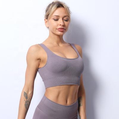 China Popular Women's Breathable Sports Invest Yoga Bra Fitness Bra Tops Sports Yoga Shockproof Bra for sale