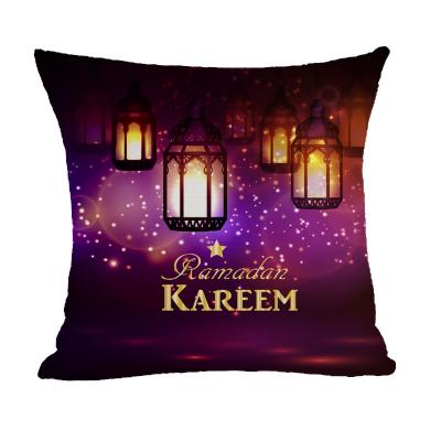 China 2022 Wholesale Anti-Pull Custom Tile Canvas Muslim Pillow Cases Decorative Printed Christmas Pillow Covers 18