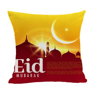 China Decorative Printed Canvas Picture Eid Pillow Case Ethnic Combination Anti-Pull Custom Square Throw Covers Empty Cushion Pillows Cases for sale