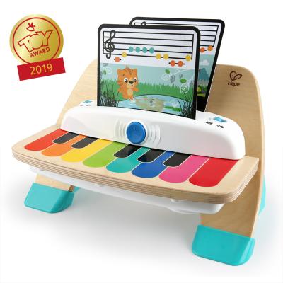 China Cartoon Toy Kids Magic Touch Piano Toy Musical Educational Wooden Toy for sale