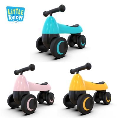 China Ride On Ride On Toy Hape Factory Supply Children's Toy Three Colors 4 Ride On Wheels Toy Baby Kids Swing Car for sale