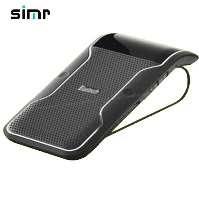 China Blue-tooth car speakerphone simr multi-language wireless handsfree car kit speakerphone sun visor Blue-tooth car accessories for sale