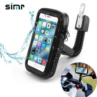 China Anti-fall simr 360 GPS Motorcycle Phone Holder Handlebar Mobile Phone Rotating Adjustable Filter Mounts Waterproof for sale