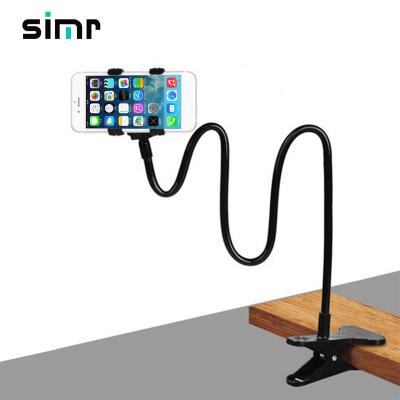 China 360 Rotating Simr Phone Stand Holder 360 Degree Metal Universal Lazy Bed Cell Phone Clip Holder Desk Mount for sale