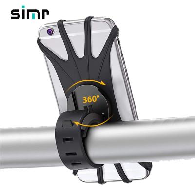 China Adjustable simr bike phone holder bicycle mobile phone holder motorcycle phone accessories mobile phone holder bicycle for sale