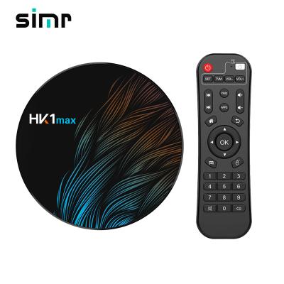 China Android 10.0 RK3318 4GB RAM 32GB 64G Simr TV Box HK1 MAX Android TV Box 4k Max Android Smart Box SimrHKmax for sale