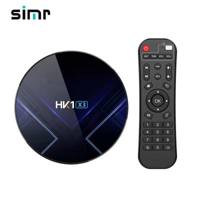 China simr dual Wifi 8k HK1 X3 4G 32G 64G TV Amlogic S905X3 2.4G 5G max smart android set top box SM-HK1-X3 for sale