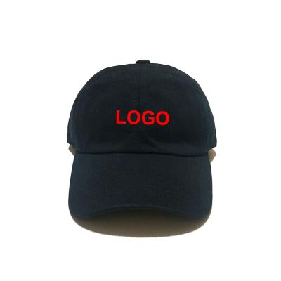 China COMMON Wholesale One Piece Can Be Customized Embroidery Logo Dad Baseball Cap Custom Hat for sale