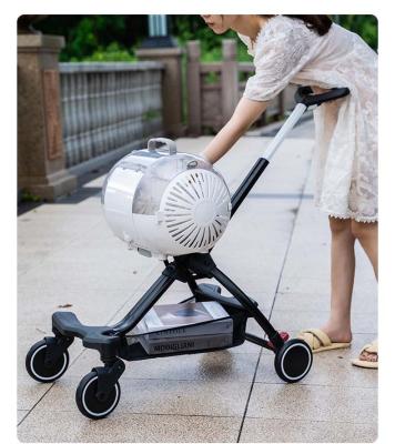 China Stocked Manufacturers wholesale luxury travel movable rolling 4 wheel net pet dog cat backpack cage trolley trolley trolley small dog for sale