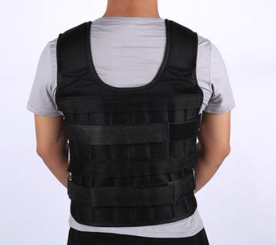 China EcoWalson 20KG Loading Vest Loading Vest For Boxing Weight Training Workout Fitness Gym Equipment Vest Adjustable Vest Sand for sale