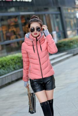 China Anti-wrinkle women winter hooded warm coat plus size candy color cotton padded jacket Wadded winter jacket women long parka female women for sale