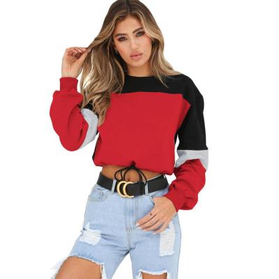 China QUICK DRY Oversized Long Sleeve Crop Hoodie Street Wear Hoodies Women Sweatshirts Sudaderas Moletom Feminino Superior Soft Shirts for sale