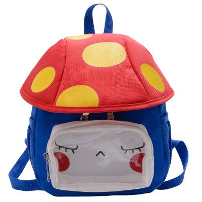 China 2022 Waterproof Fashionable Custom Mushroom Supply China Custom Cartoon Cute Kids Children School Bags Backpack for sale