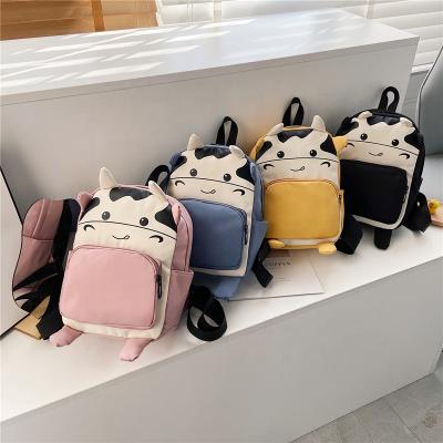 China Waterproof Wholesale Custom Animal Cows Shape Cute Kids Backpacks Primary School Students Backpacks Children School Bags For Girls Boys for sale