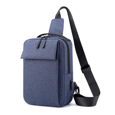 China Tear Resistant Custom Logo Best Sports Chest Bags Mens Cross Shoulder Cross Body Bags - Body Sling Boys Shoulder Messenger Bags Man Chest Bags With Leather Strap usb for sale