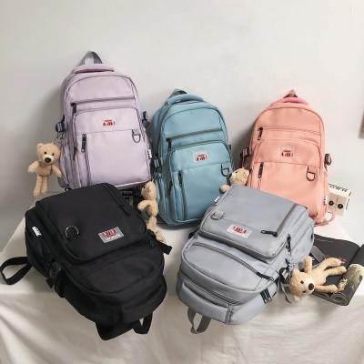 China Wholesale New Design 2022 Fashion Boy Girl Student School Bag Custom Waterproof Book Backpack For Teenagers for sale