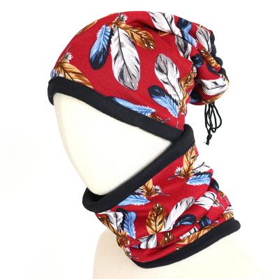 China Multifunctional Custom Knitted Fleece Neck Cuff Polyester Double-Layer Fabrics Warmer Bandanas for sale