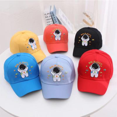 China Promotional Kid Boy's Sun Snapback Astronaut Embroidery Hat Kids Baseball Fashion Sports Hat for sale