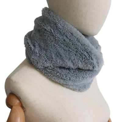 China Newest Jtfur Scarf Infinity Scarf Winter Soft Warm Neck Warmer Main Suit With Plush Faux Fur Scarves For Women for sale