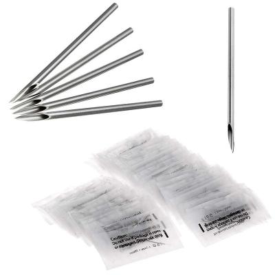 China Permanent Factory Customize Ear Nose Piercing Needles - 12G 14G, 16G, 18G & 20G Individualized Package Sterile Body Piercing Needle for sale