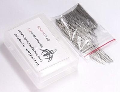 China Custom #10 BugPin Permanent Factory Precision Needles 1000 Loose Tattoo Needles - Long Taper for sale