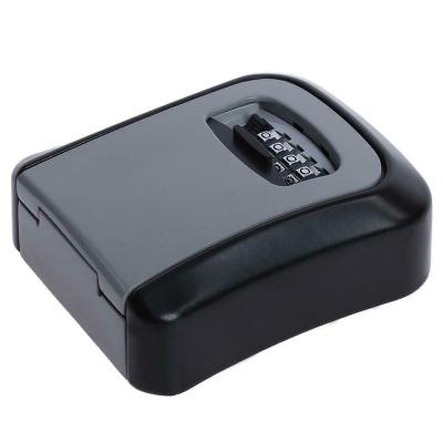 China Wall Mounted Key Safe Key Password Storage Combination Combination Alloy Steel 4 Digit Safe Storage Box Lock for sale