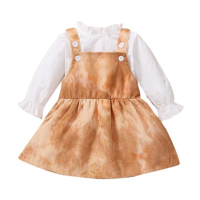 China Anti-wrinkle Baby Long Sleeve Clothes Autumn Winter Newborn Baby Dress Cotton for sale