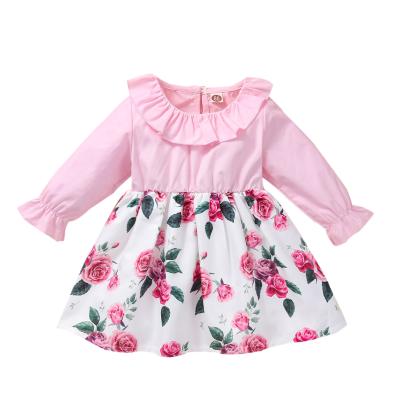 China Spring Long Sleeve Anti-wrinkle Baby Clothes Newborn Baby Tutu Dress Cheap Wholesale Autumn Clothes for sale