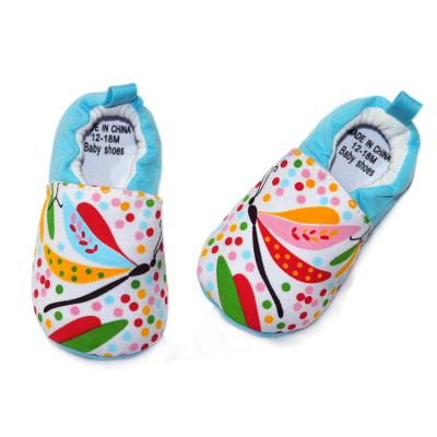 China Printed Toddler Shoes Fashion First Walker Baby Shoes Girl Soft Anti Slip Cotton Baby Shoes for sale