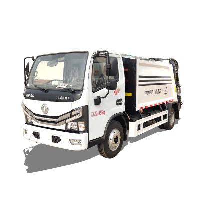 China Hotels DongFeng 5m3 Garbage Compactor Truck 3tons Waste Collector Truck Compressed Garbage Truck For Sale for sale