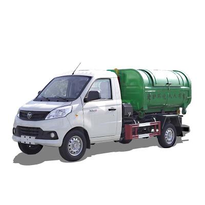 China China Hotels Manufacturers Chinese Arm 3cbm Hook Lift Mini Hydraulic Garbage Truck For Sale for sale