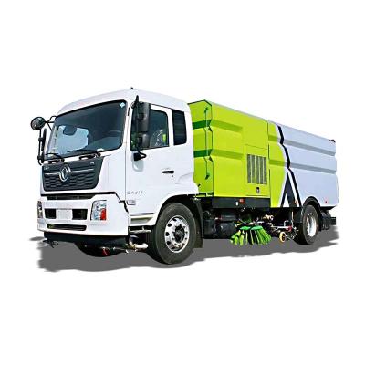 China Universal Hotels China Dongfeng 4x2 18 Ton Road Sweeper Truck With High Pressure Water Washing Function for sale