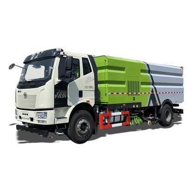 China Hotels China intelligent industrial road sweeper truck with high-pressure water flushing function for industrial road cleaning for sale