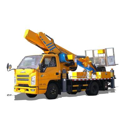 China Manufactural 26m Platform Hydraulic Lifting Truck 28m Truck Mounted Aerial Work Platform For Sale < 4L for sale