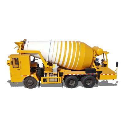 China Construction worksÂ   8 Cubic Meter Two Way Concrete Transport Mixer Truck Can For Tunnel And Narrow Road Construction for sale