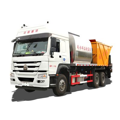 China Single Operation China Brand Howo 6X4 16000 Liters Gravel Synchronous Seal Truck Chip Spreader For Sale for sale