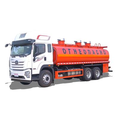 China Faw brand new 25000 liter fuel tanker aluminum alloy tanker truck for sale 21 - 30T for sale