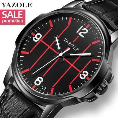 China Wholesale Water Resistant YAZOLE K 323 Brand Clearance Men's Brand Custom Logo Fashion Men's Leisure Leisure Watches for sale