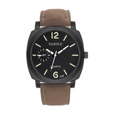 China Yazole M 339 Man Sports Watch Square Dial Cheap Price Luminous Indicators Water Resistant Fits Cool Watch for sale