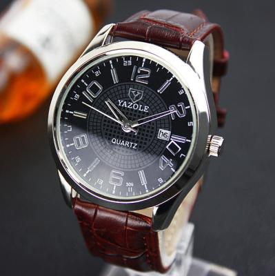 China Hot sale water resistant YAZOLE D 309 relojes de yazole fashion shine blue quartz glass custom watch men wholesale waterproof wristwatch for sale