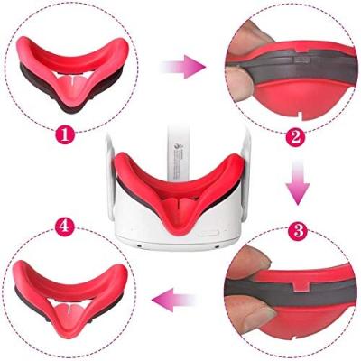 China Wholesale Replacement VR Cover Eye Mask For VR Equipment Soft Silicone Protection For AR VR Glasses 50