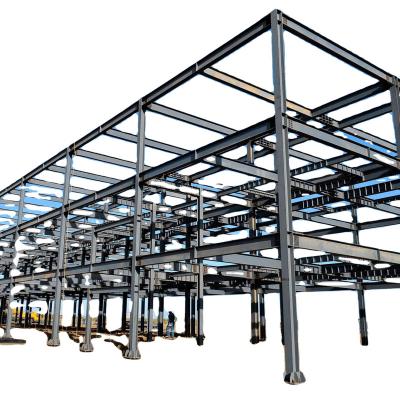 China Pfabricated Steel Structure High Rise Building Yinong China Manufacture Factory Customized Prefab High Rise Shopping Mall Hotel Steel Structural Construction Building for sale