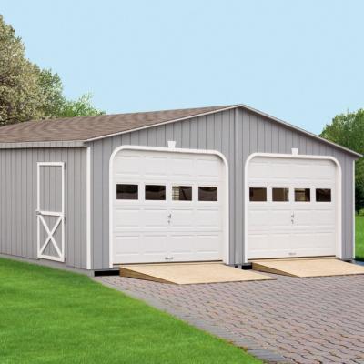 China Double Wide Garages Yinong China Prefab Steel Structure Light Weight Double Wide Carport Carport Garage for sale