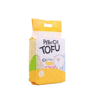 China Cat Litter All Natural Cat Litter Quickly Clumping Odor Sustainable Environmentally Friendly Flushable Cat Litter Tofu Control for sale