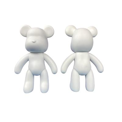 China China New Arrival resin  crafts    White Embryo Violent   Diy Creative Fluid  bear for sale