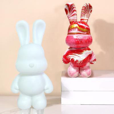 China Europe 2023 Popular  Cute Fluid Rabbit with Different 23cm/33cm/53cm Sizes Diy toys for sale