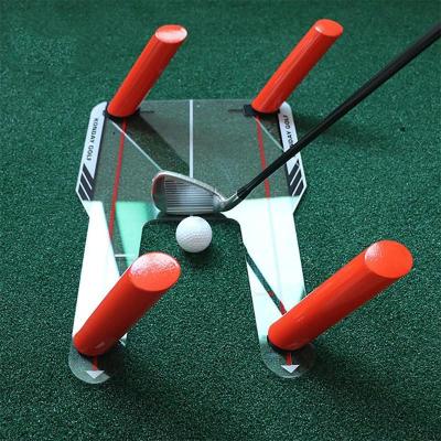 China Golf Beginner Golf Swing Trainer Golf Alignment Trainer Low Swing Trainer Speed ​​Trap Practice Tool Accessories PC Golf Alignment Trainer for sale